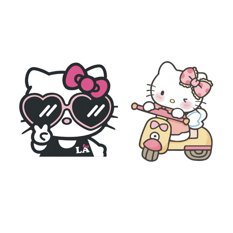 hello kitty anime car sticker