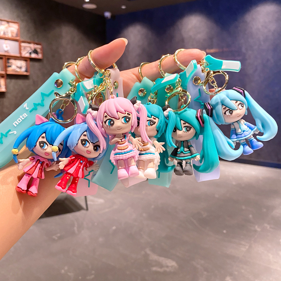 Hatsune Miku anime keychain