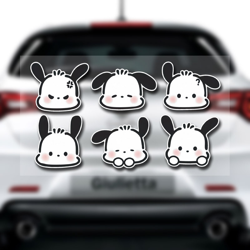 Kuromi anime car sticker