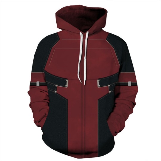 Deadpool anime hoodie