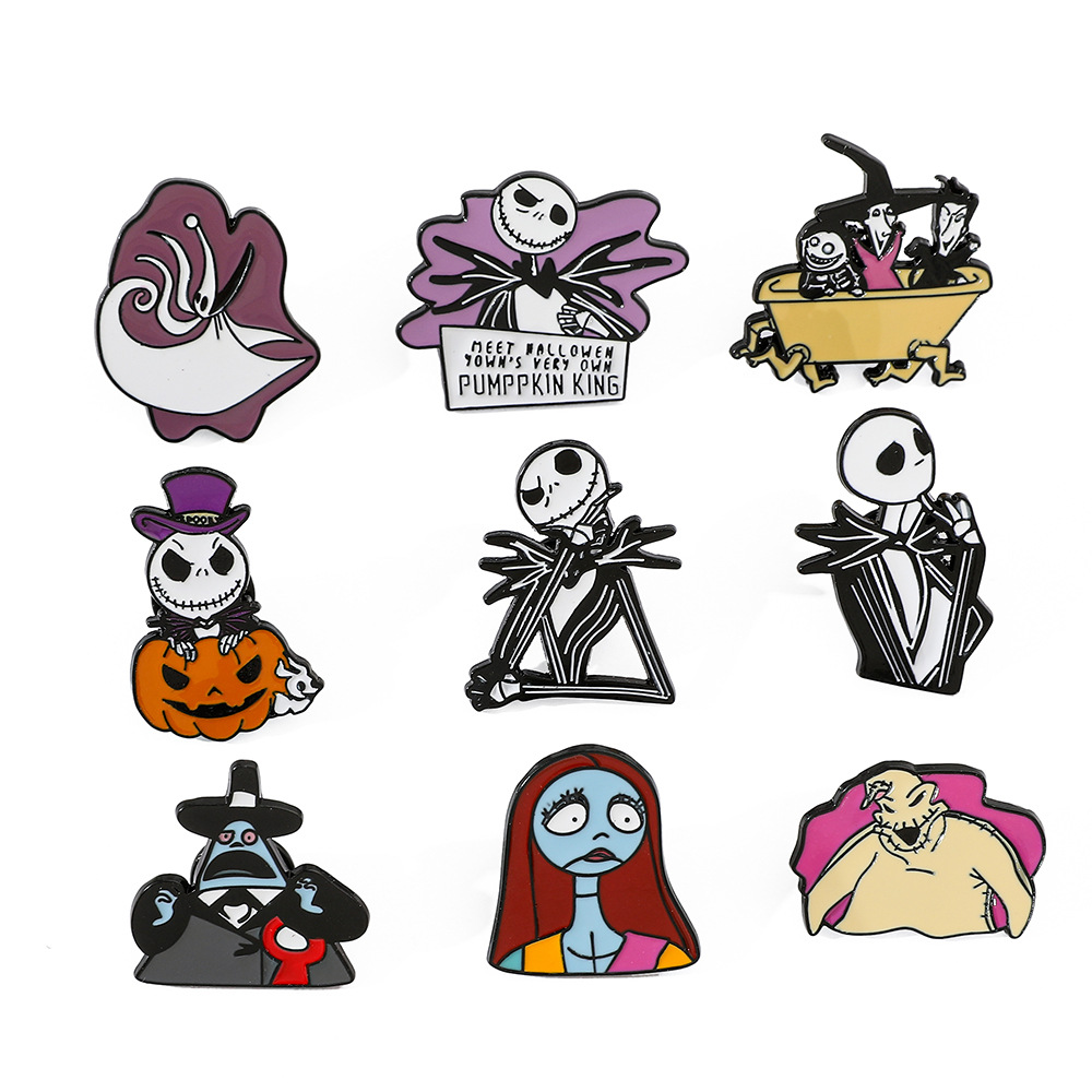 The Nightmare Before Christmas anime pin