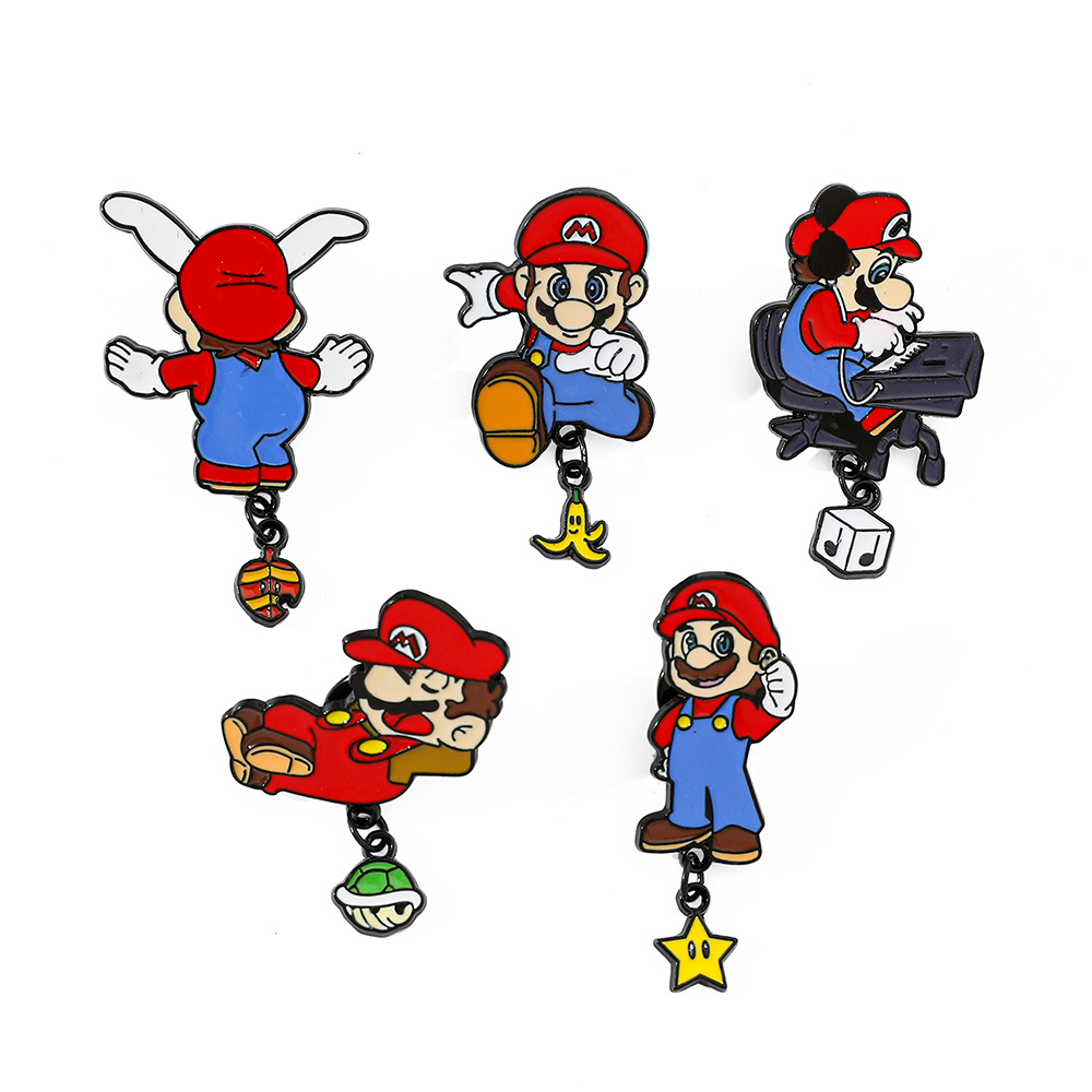 Super Mario anime pin