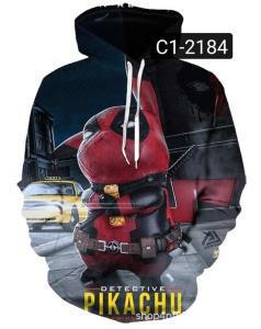 Deadpool anime hoodie