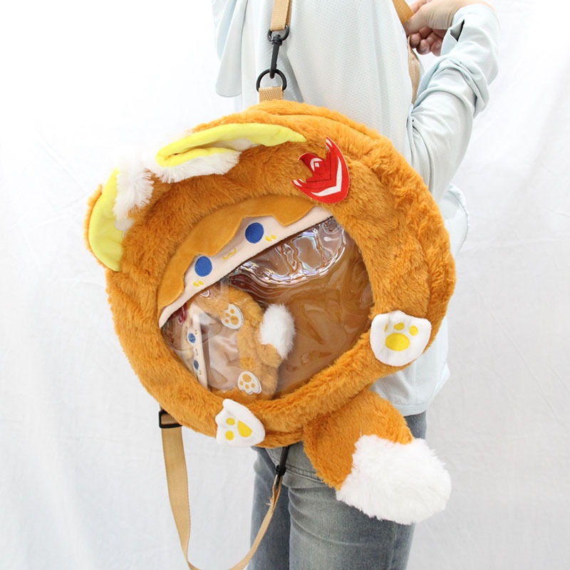 Genshin Impact anime plush bag 39*38*6cm