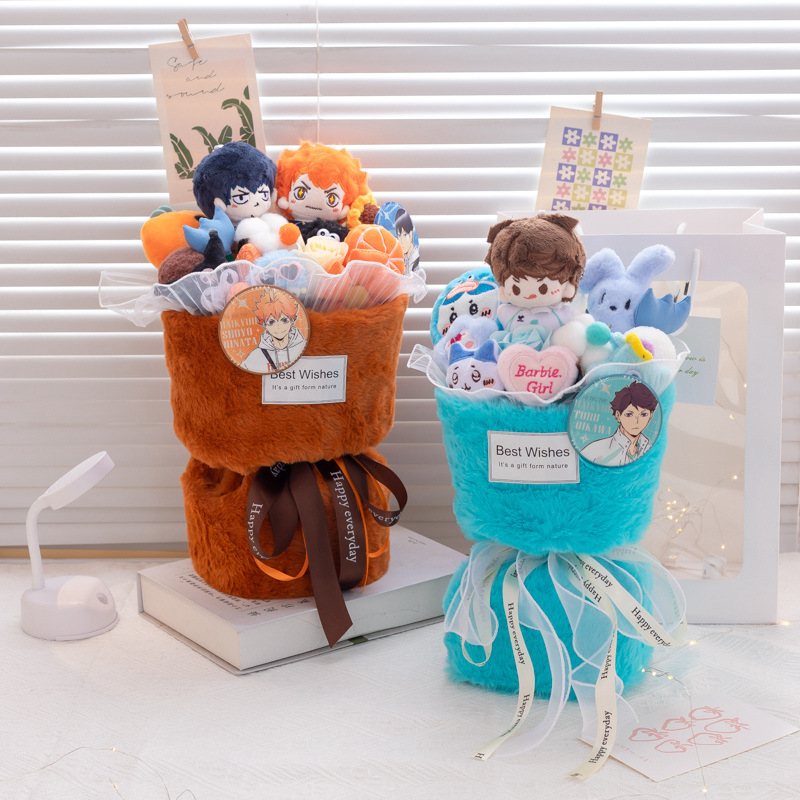 Haikyuu anime plush doll bouquet 35*20cm