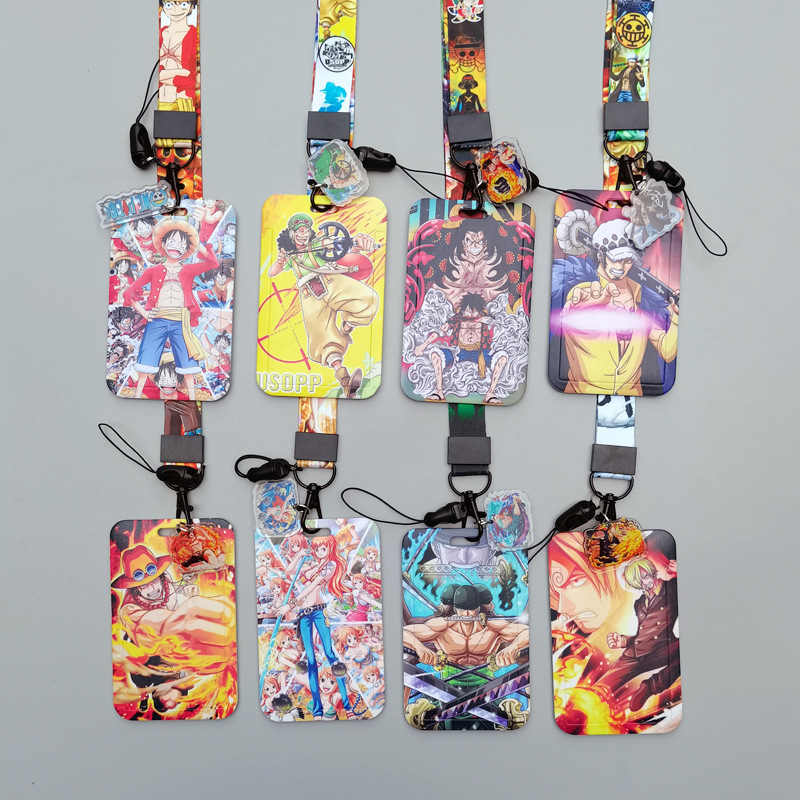 One Piece anime lanyard phonestrap7*11cm price for 10 pcs