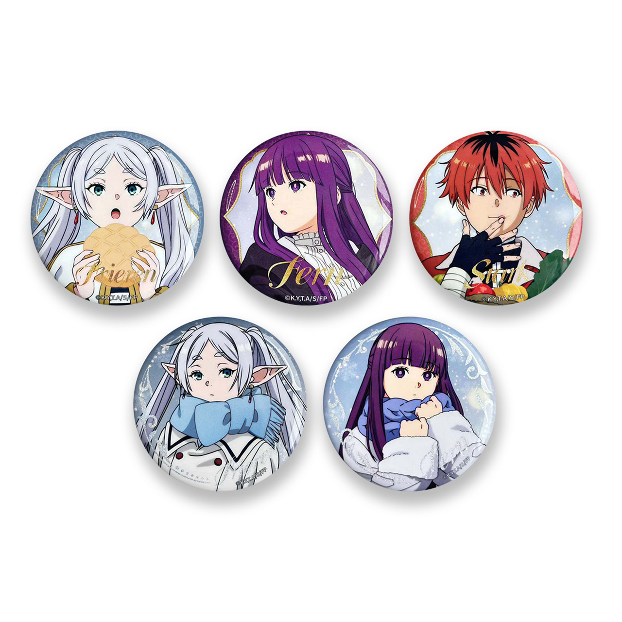 Sousou no Frieren anime badge 5pcs a set