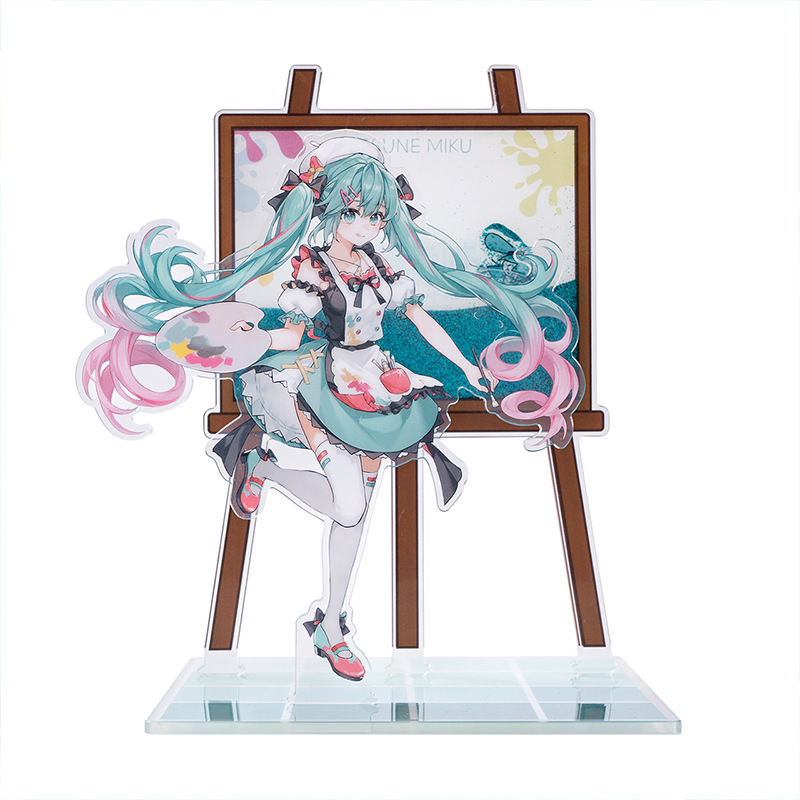 Hatsune Miku anime standing plate