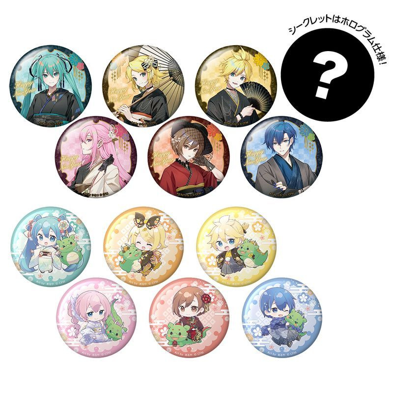 Hatsune Miku anime badge set