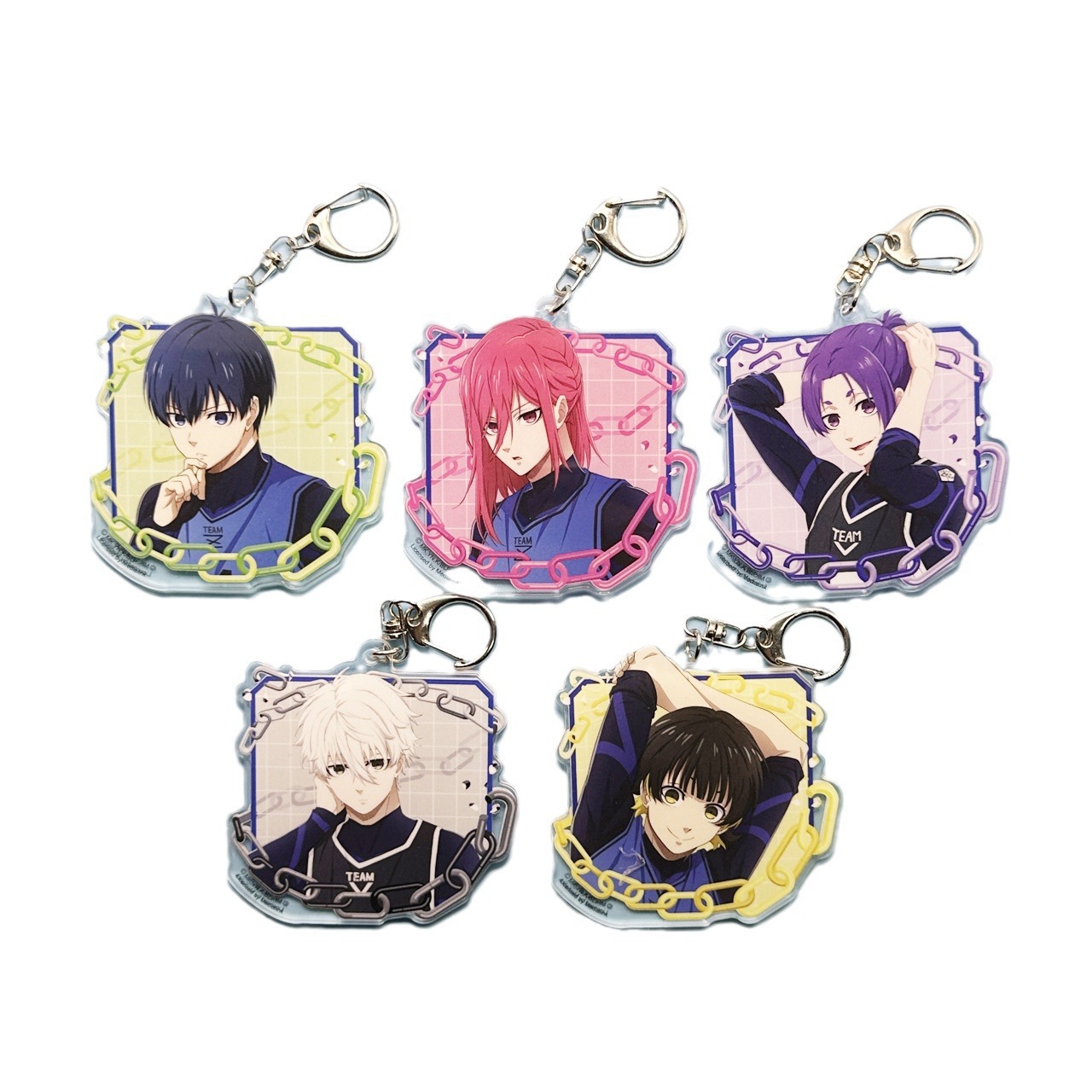 Blue Lock anime keychain