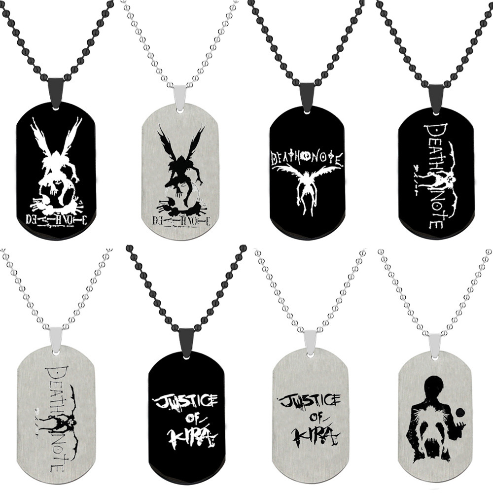 Death Note anime necklace