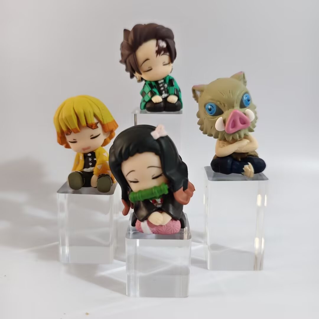 Demon slayer kimets anime figure 6cm 4pcs a set