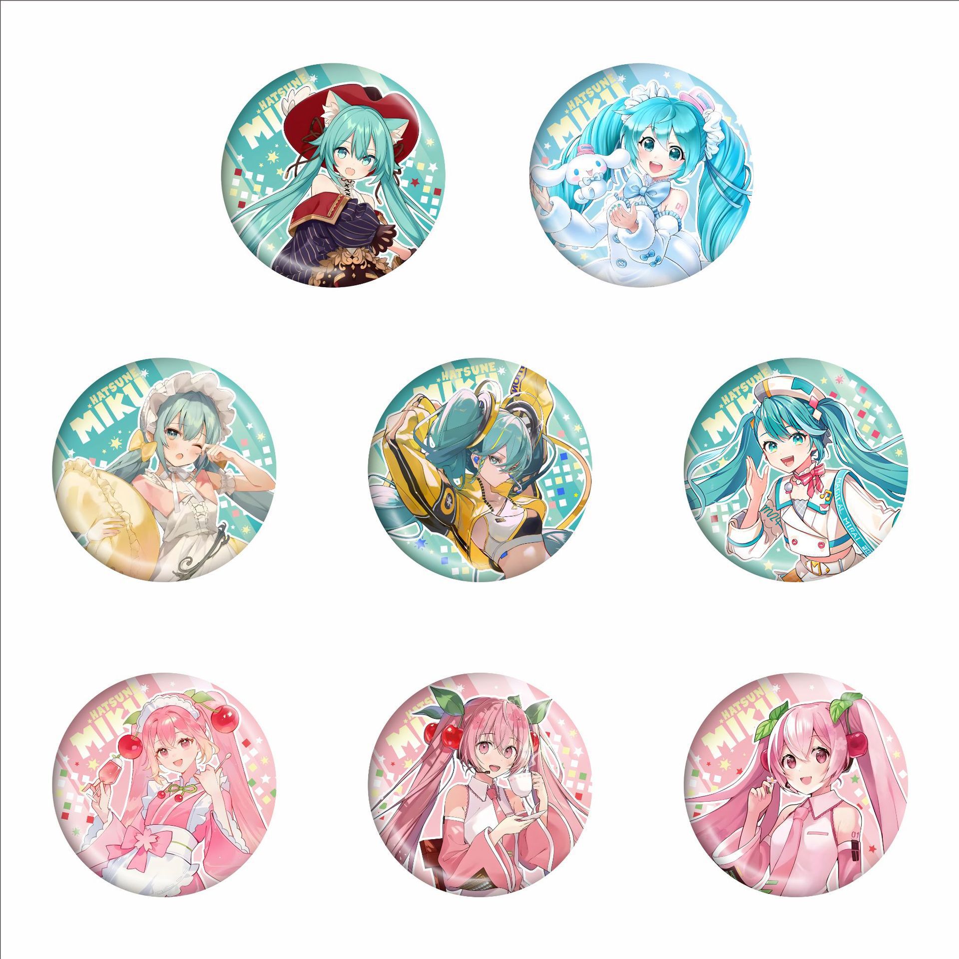 Hatsune Miku anime pin