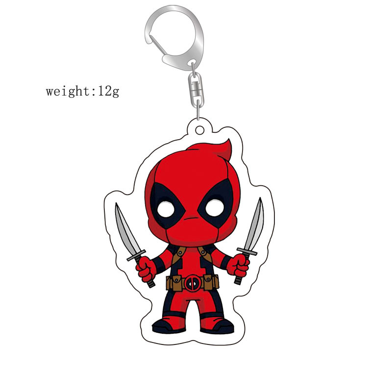 Deadpool anime keychain