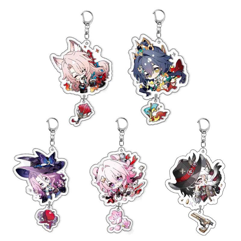 Honkai: Star Rail anime keychain