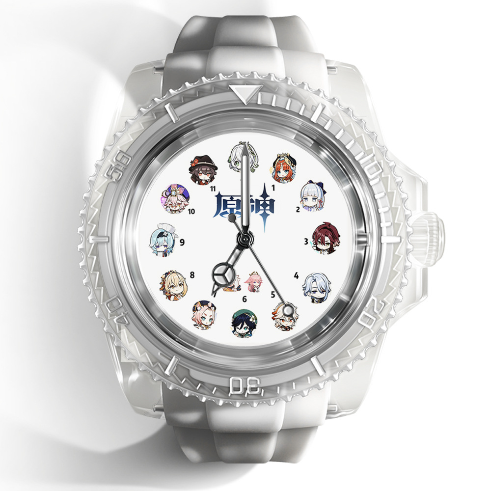 Genshin Impact anime quartz watch