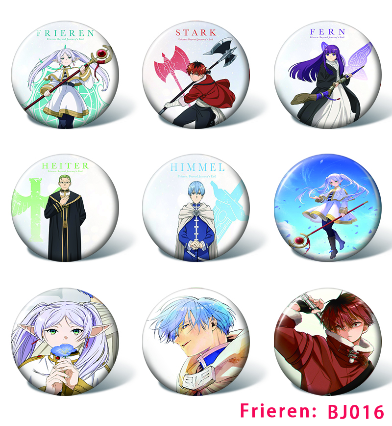 Sousou no Frieren anime pin 58mm a set