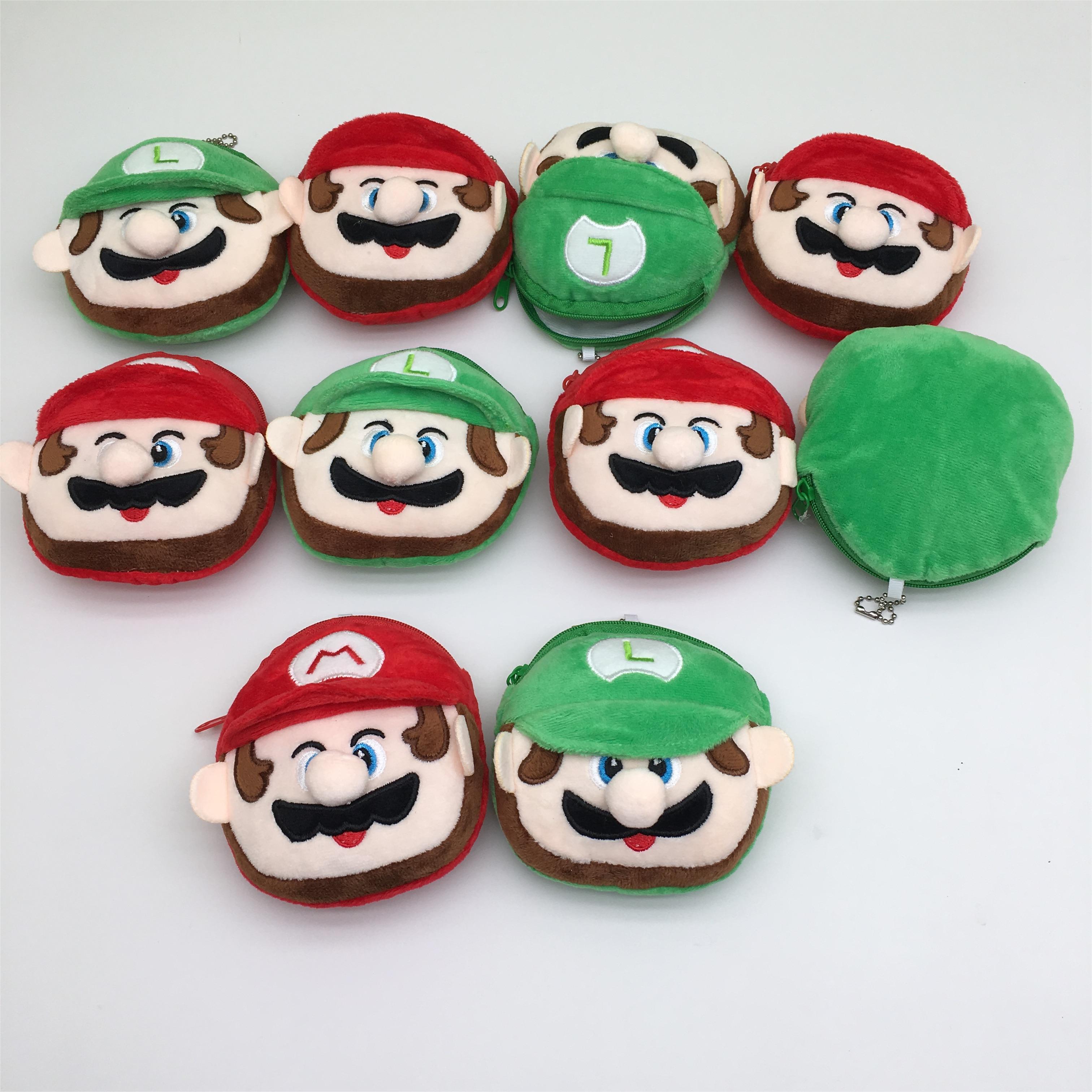 Super Mario anime Plush bag 11cm 11 pcs a set