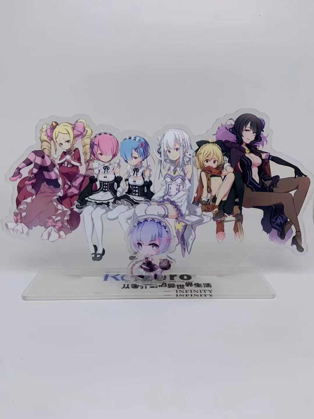 Re Zero Kara Hajimeru Isekai Seikatsu anime standing plate