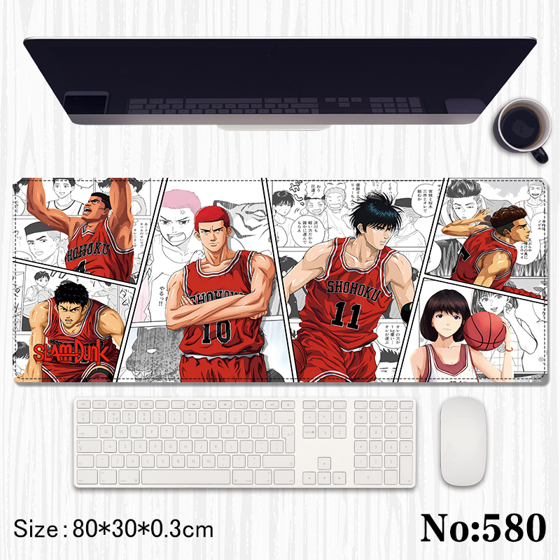 slam dunk anime Mouse pad 80*30*0.3cm