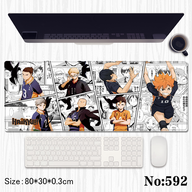 Haikyuu anime Mouse pad 80*30*0.3cm