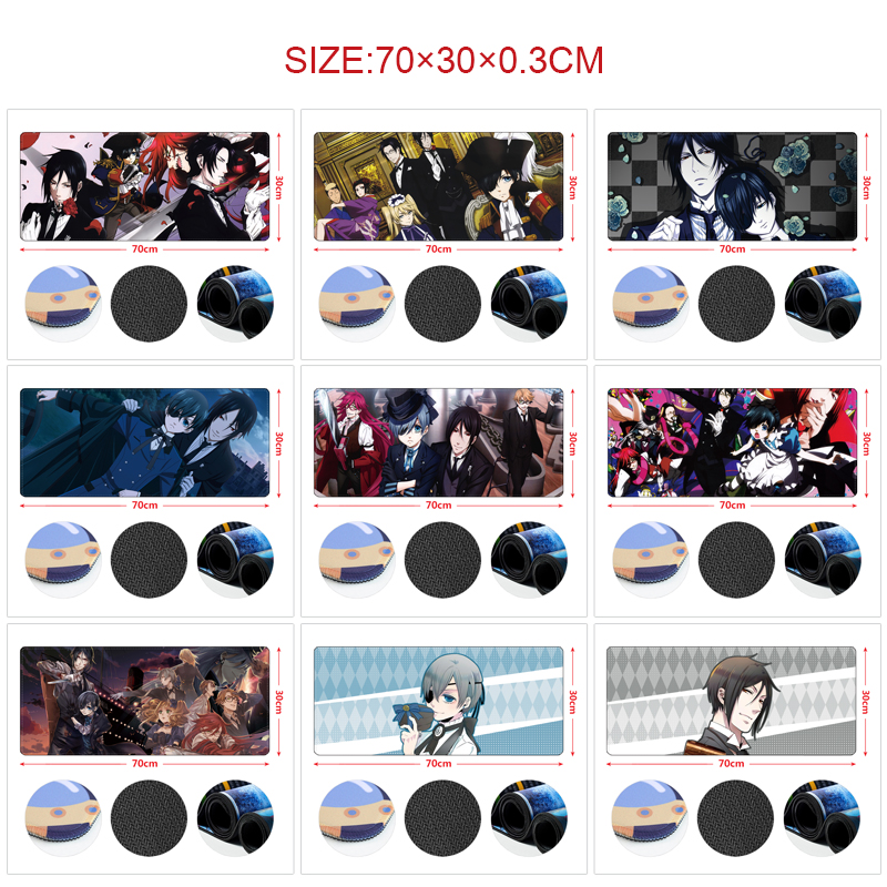 Kuroshitsuji anime Mouse pad 70*30cm