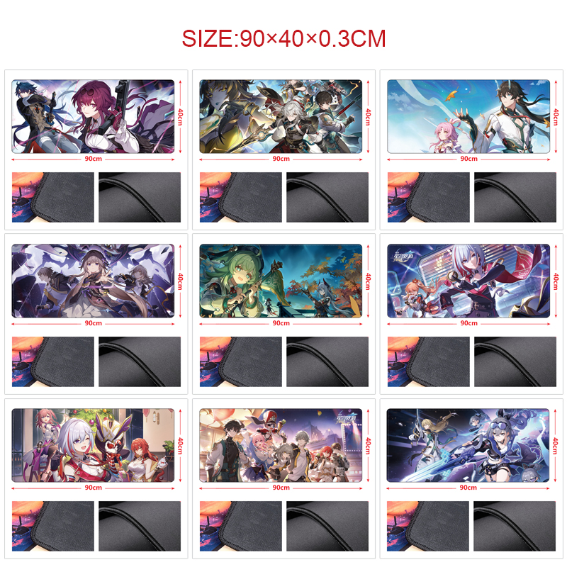 Honkai: Star Rail anime Mouse pad 90*40cm