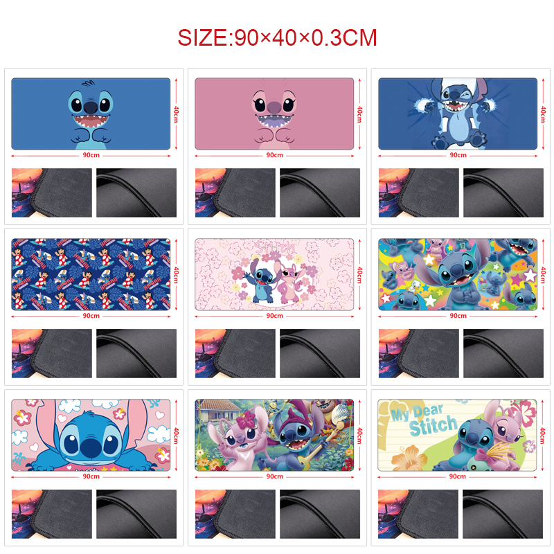 stitch anime Mouse pad 90*40cm