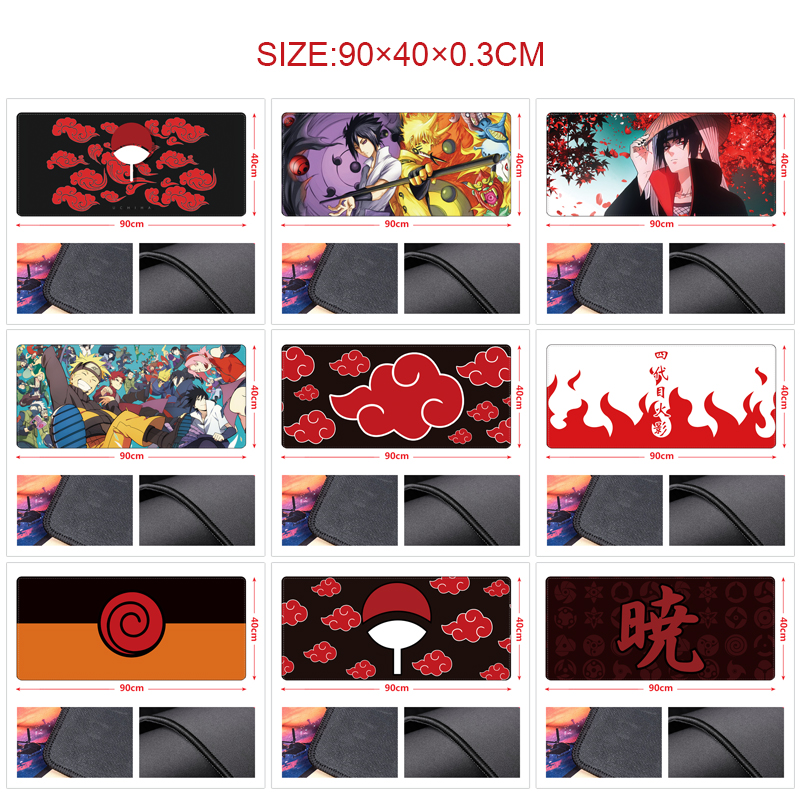 Naruto anime Mouse pad 90*40cm