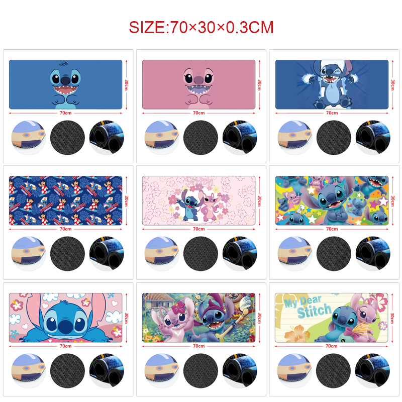 stitch anime Mouse pad 70*30cm