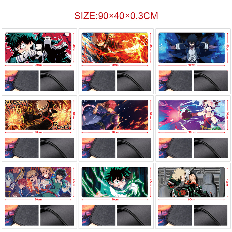 My Hero Academia anime Mouse pad 90*40cm