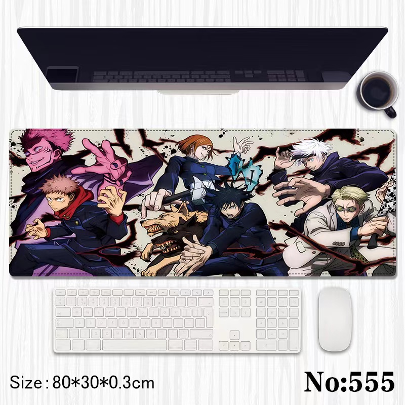 Jujutsu Kaisen anime Mouse pad 80*30*0.3cm