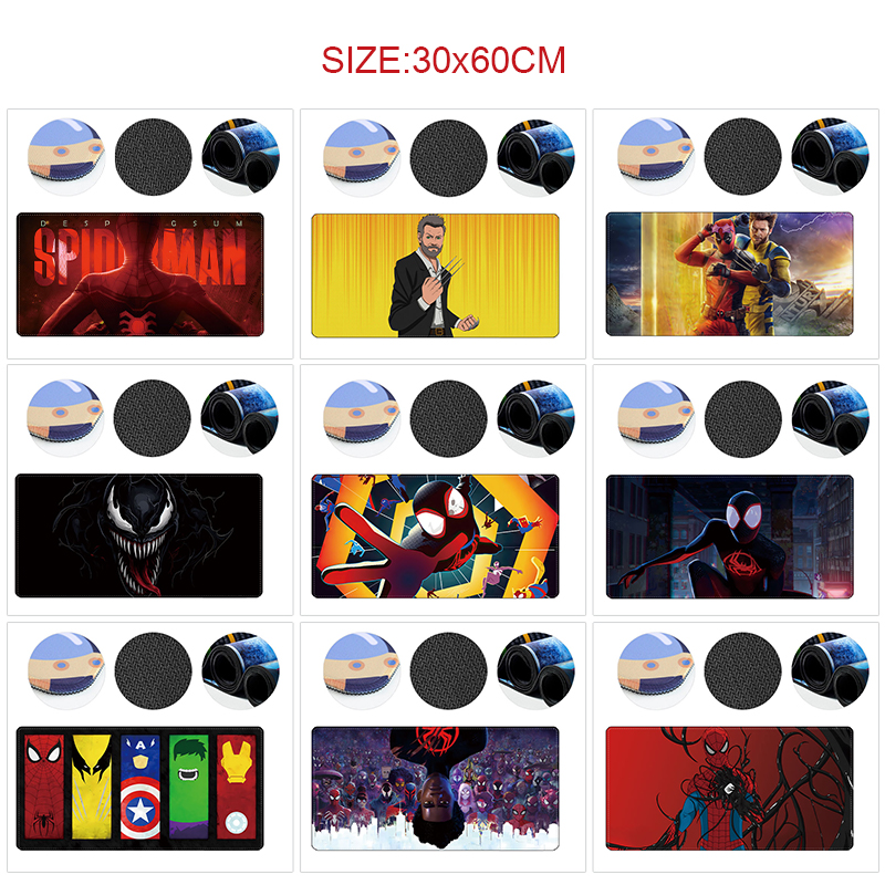 spider man anime Mouse pad 60*30cm