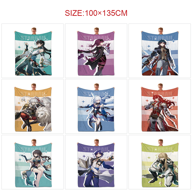 Honkai: Star Rail anime Blanket 100*135cm