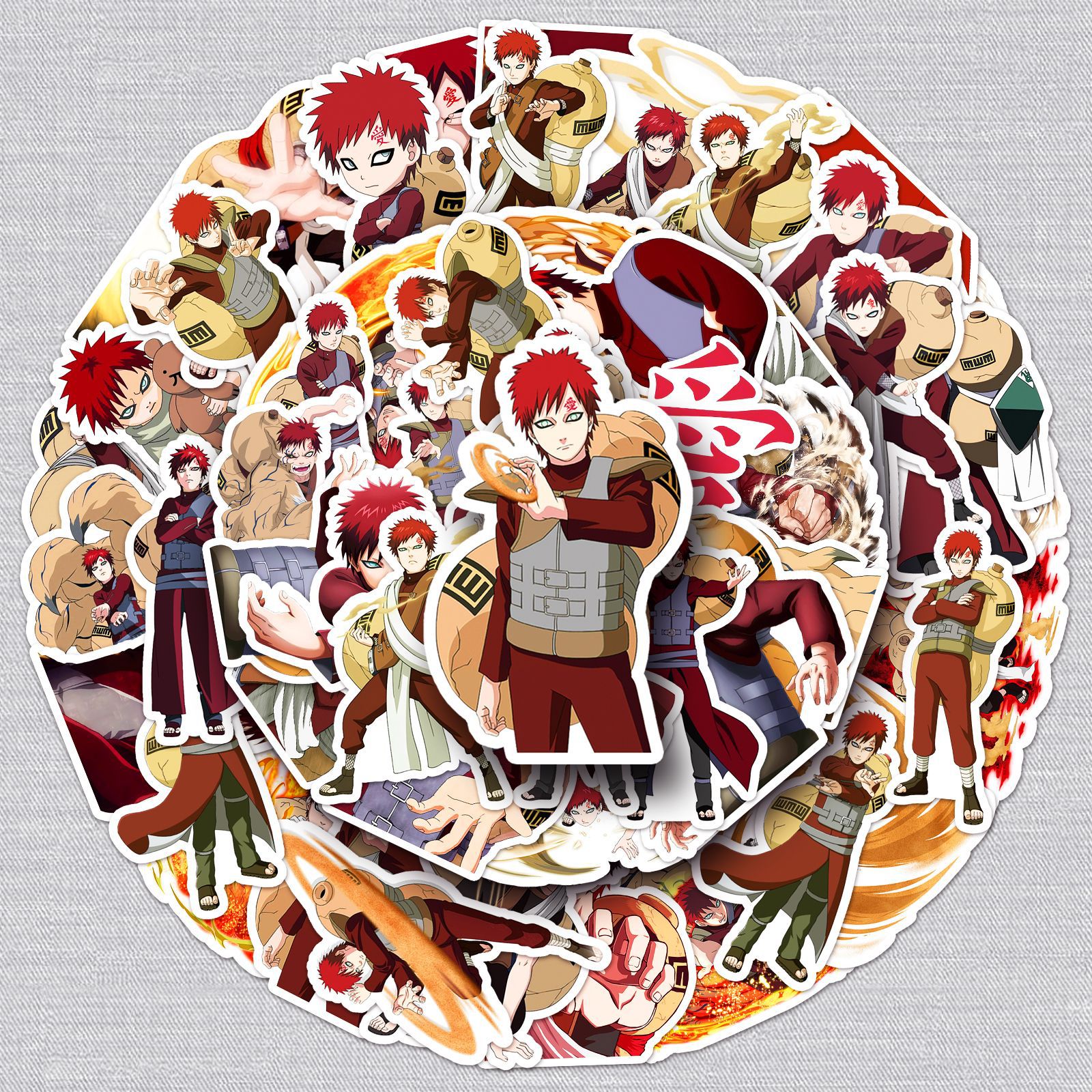 Naruto anime waterproof stickers (51pcs a set)