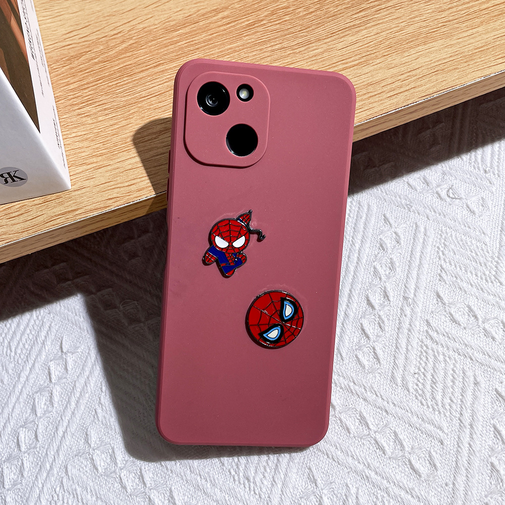 spider man anime metal refrigerator sticker with mobile phone sticker