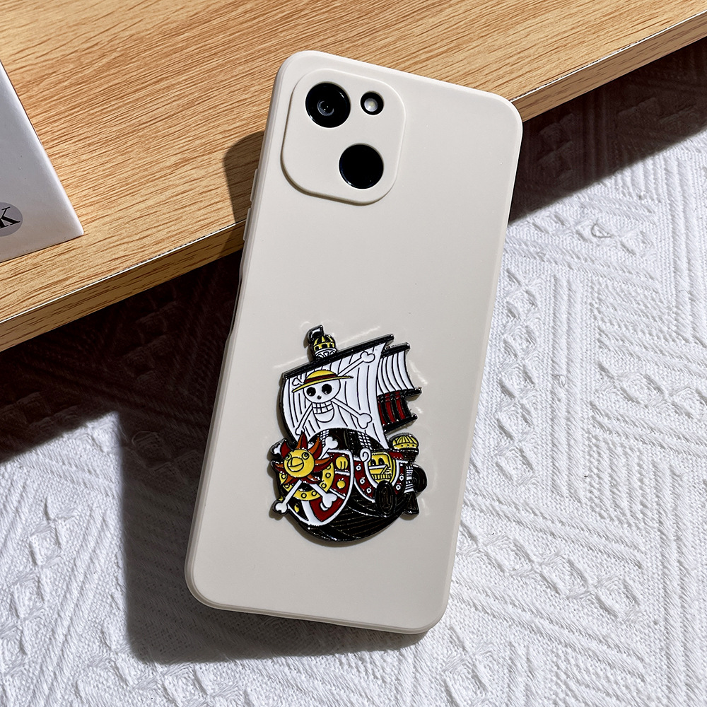 One Piece anime metal refrigerator sticker with mobile phone sticker