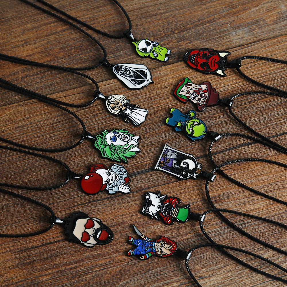 Joker anime necklace