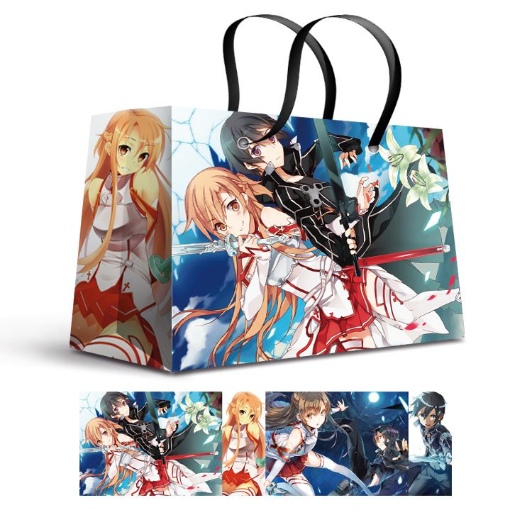 Sword art online anime paper bag gift bag 595x435x180mm