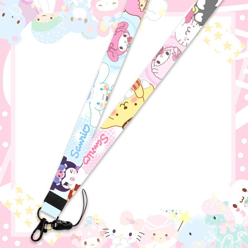 Kuromi anime lanyard phonestrap 2*45cm