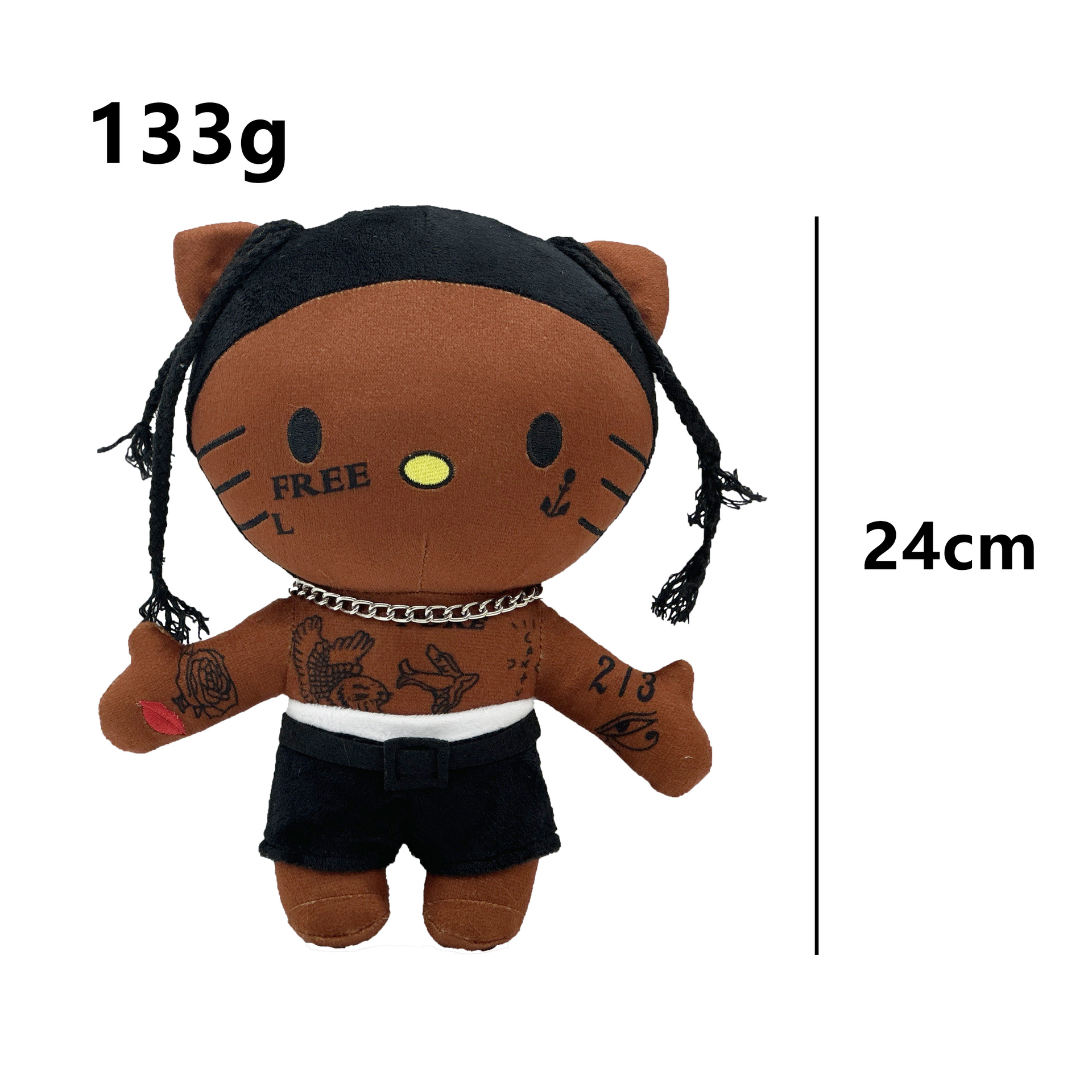 Travis Scott anime plush doll 24cm