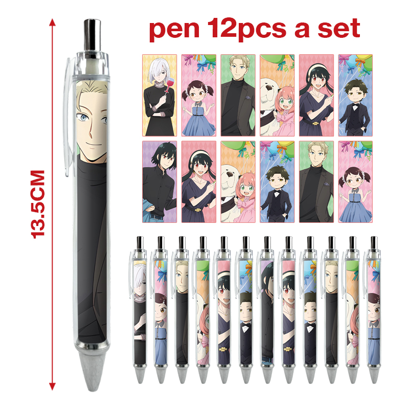 SPY×FAMILY anime pen 12 pcs a set