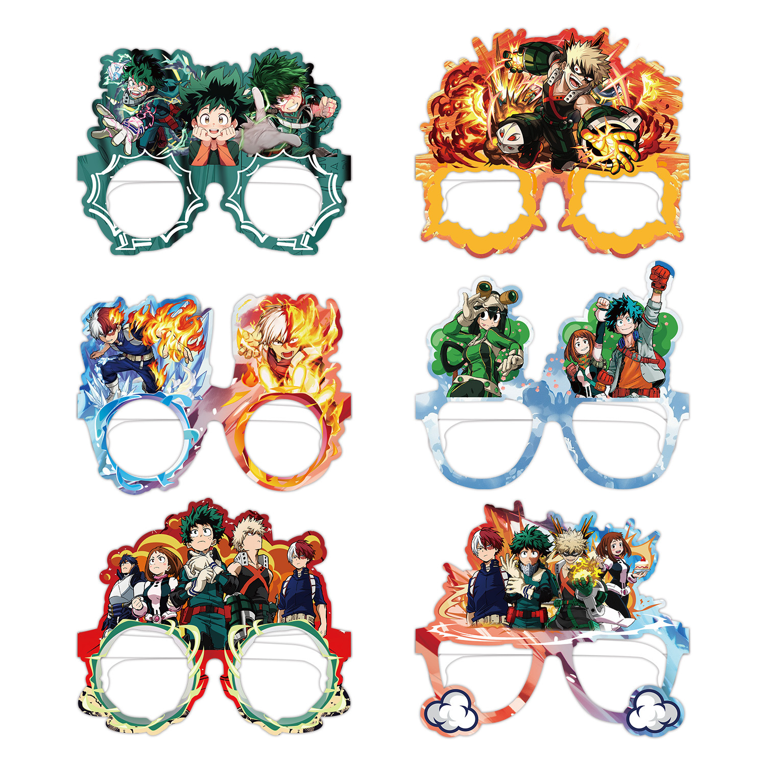 My Hero Academia anime Paper glasses 120pcs