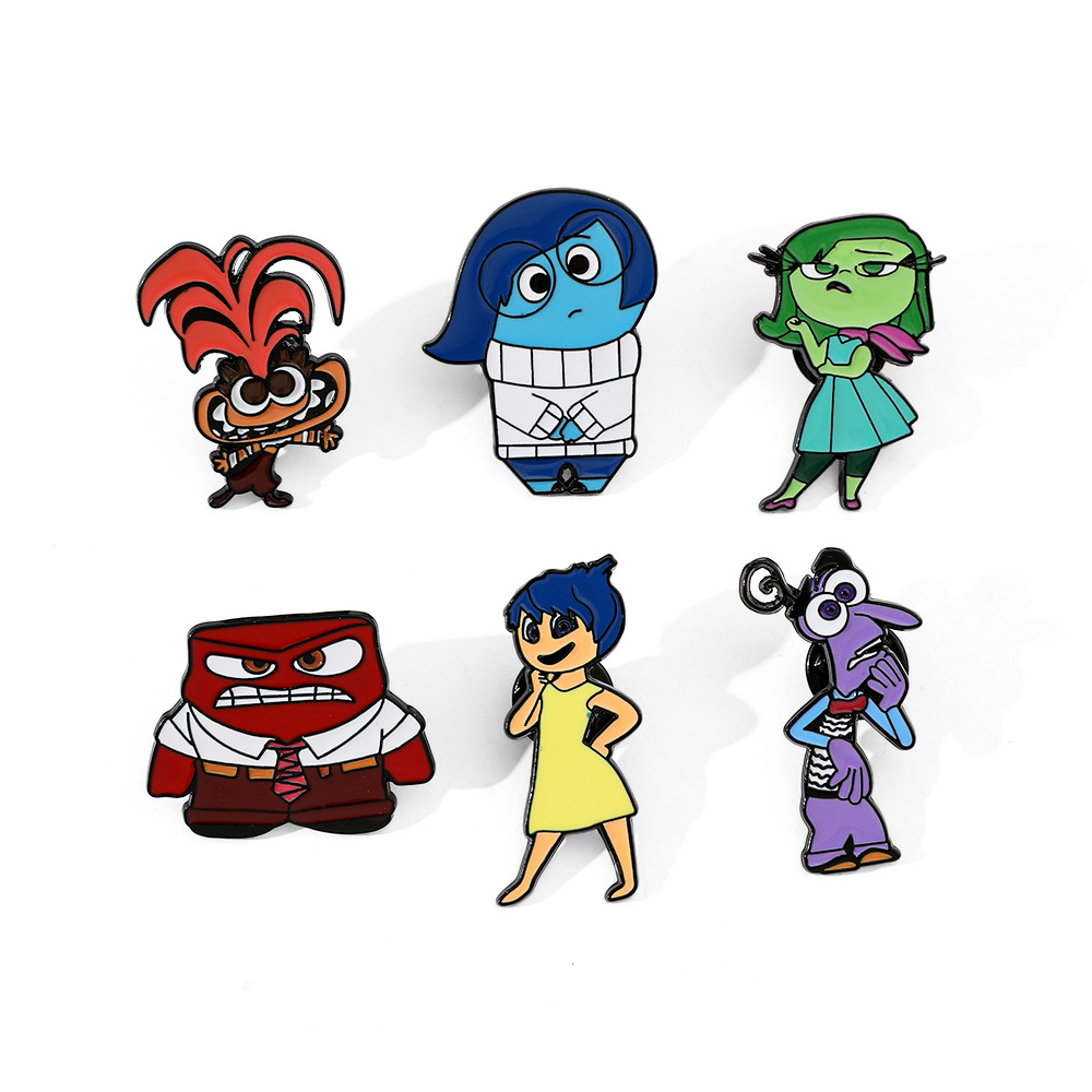 Inside out anime pin