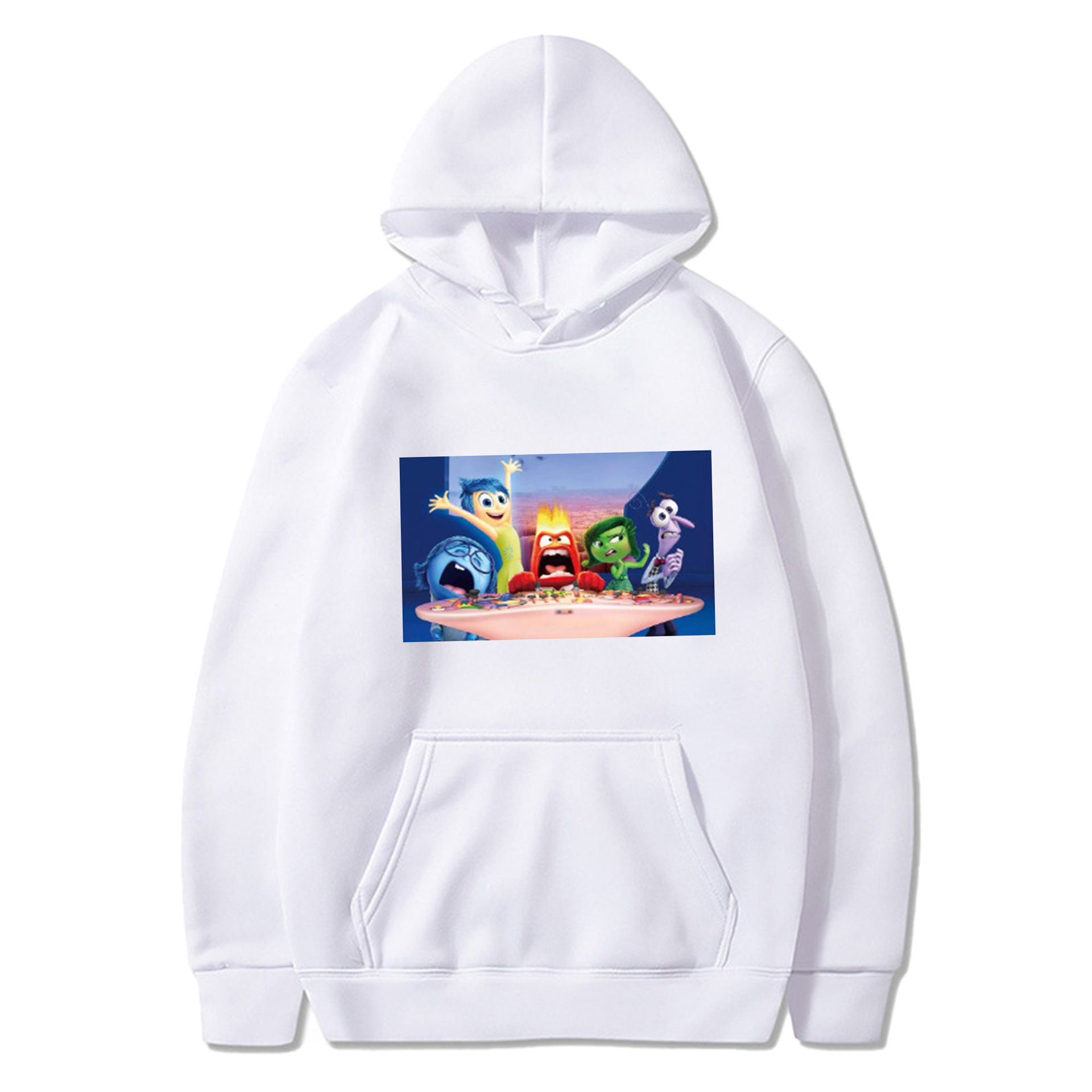 Inside out anime hoodie