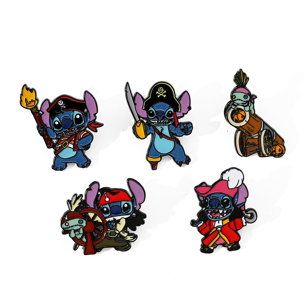 stitch anime pin