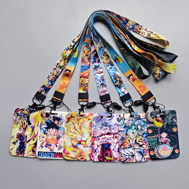 Dragon ball anime lanyard phonestrap7*11cm price for 10 pcs