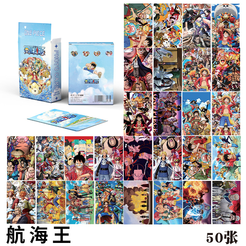 One Piece anime lomo cards price for a set of 50 pcs