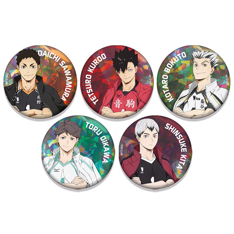 Haikyuu anime pin 5pcs a set