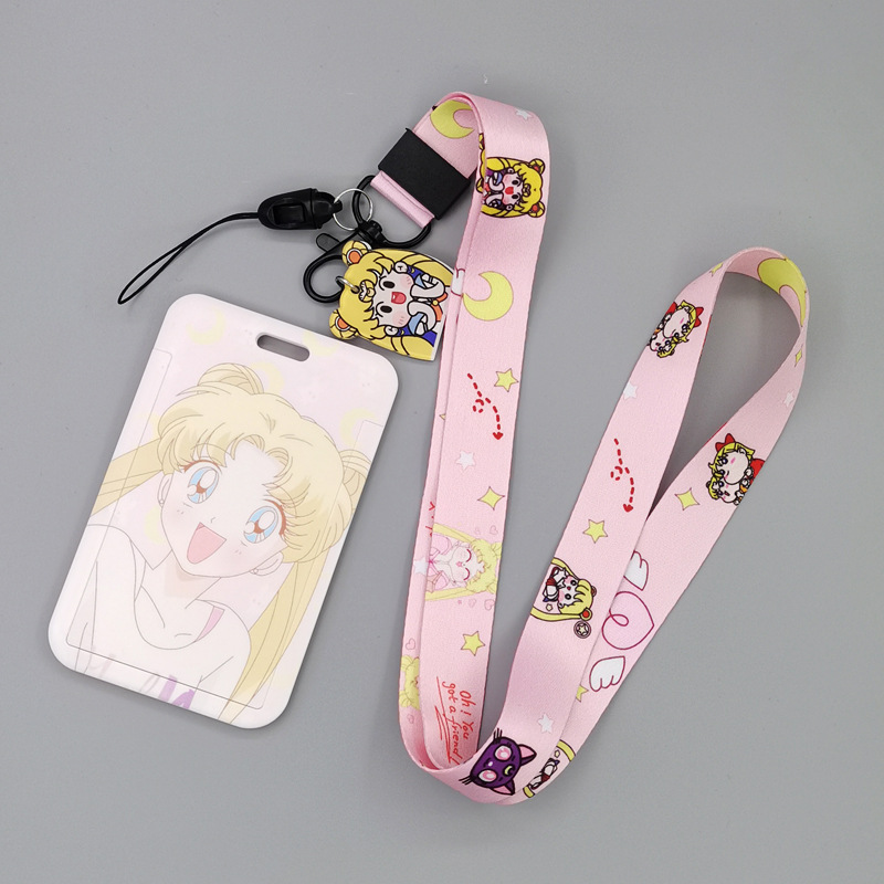 Sailor Moon Crystal anime lanyard phonestrap7*11cm price for 10 pcs